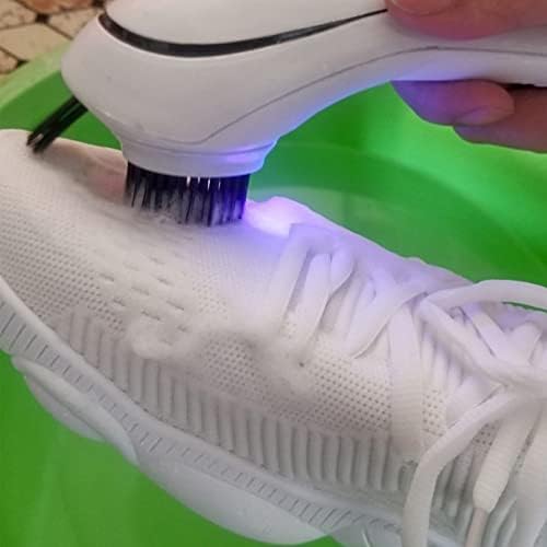 Lazy elétrica escova de sapato elétrico limpeza multifuncional sem fio ultrassônica para roupas suprimentos de banheiro Artefato de descontaminação portátil USB Charging 2022
