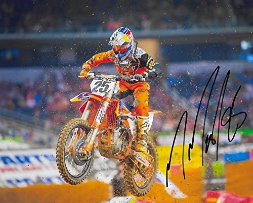 Marvin Musquin, Supercross, Motocross, fotografia autografada assinada 8x10, COA com a foto de prova será incluída ==