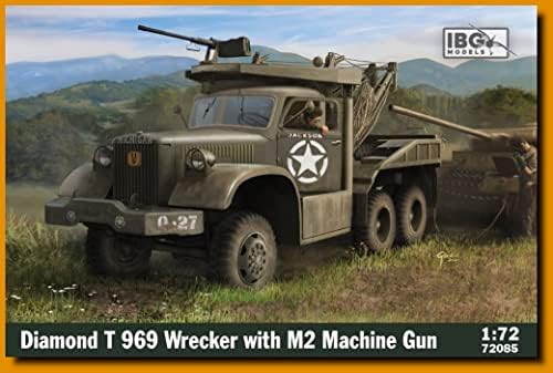 IBG PB72085 1/72 Diamante do Exército dos EUA T 969 Wrecker com metralhadora M2 e peças gravadas Modelo de plástico