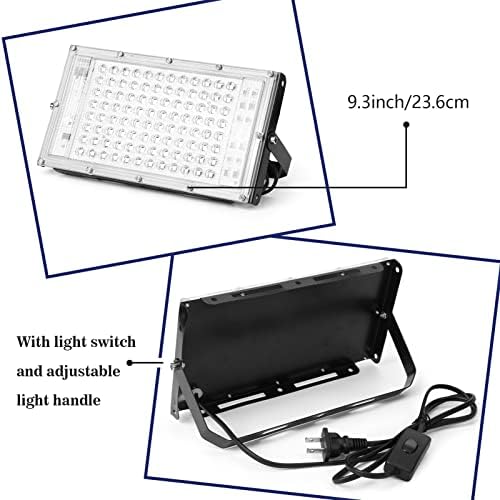 Unidade de exposição ao LED de 50W Caydo para impressão de tela, luz de impressão de tela UV com 2 peças de 2 peças de seda de
