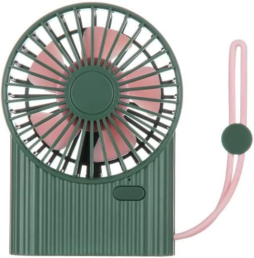 SDFGH Mini Desktop Electric Fan Portable pequeno ventilador de resfriamento USB Recarregável Air Cooler Home Outdoor