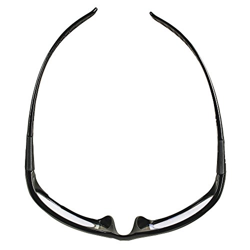 Kleenguard V40 Hellraiser Segurança de óculos, lente transparente com moldura preta, 12 pares/estojo