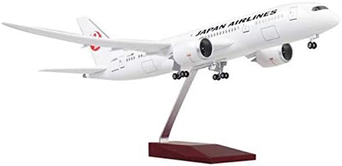 47cm 1/130 Aeronaves em escala Japan Airlines Boeing B787 Modelo de aeronave com roda de plástico de roda de plástico