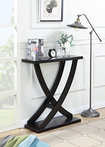 Conceitos de conveniência Tabela de console de etapas cruzadas de Newport, Espresso