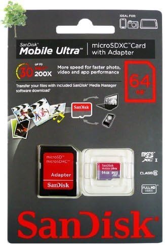 Sandisk 64GB Ultra MicrosDXC Class 10
