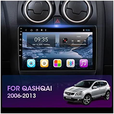 Multimídia 4G CarPlay DSP RDS 2DIN Android 11 Rádio de carros Multimídia Player Compatível com Nissan Qashqai 1 J10 2006-2013