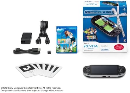 PlayStation Vita 3G/Wi-Fi Modelo Crystal Black Starter Pack