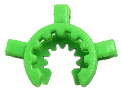 Clipe de articulação, tamanho 10/19, conexão padrão, resistência a química e temperatura, verde de menta, clipe único - Eisco Labs