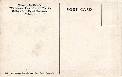 Viajantes de boas -vindas de Tommy Bartlet Chicago, Illinois IL Original Vintage Post cartão