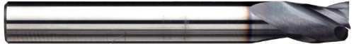 Melin Tool EMG35-M-M-M Square Nariz Mill, métrica, acabamento de monocamada Altin, hélice de 35 graus, 3 flautas, 51 mm de