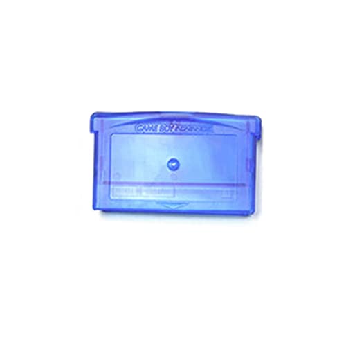 Cowhilan Substituição clara de casas cheias de casca de casca compatível com o Gameboy Advance SP GBA SP Console, envie com cartas de jogo Shell, Blue transparente