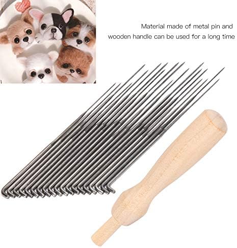 Garosa 40pcs Kit de ferramentas de feltragem de lã, kit de feltro de feltro de agulha com agulhas de feltro de agulhas, garrafas de agulha para iniciantes, profissionais