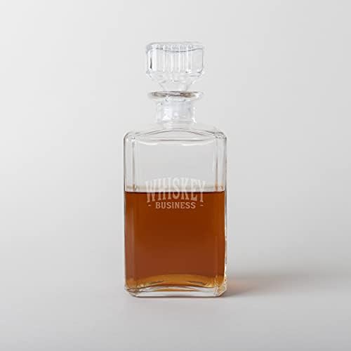 Home e bar Essentials Rottle Whisky Decanter, Medium, Clear