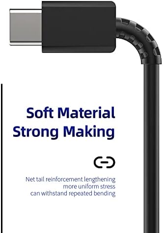 Energyspot 65W Super Fast Charging Wall Charger Compatível para Samsung Galaxy Z Fold3 Fold 2 Dobra Z Flip3 Z Flip S22 S23 Ultra Note20 Ultra, carregador de viagem USB-C com cabo de carregamento de 5 pés