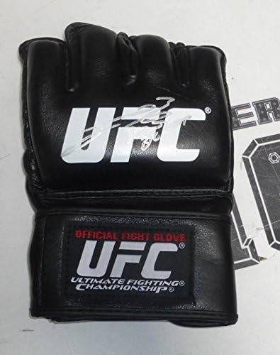 Antonio bigfoot Silva assinou o Fight Gut Glove PSA/DNA Autografado 160 - luvas autografadas de UFC