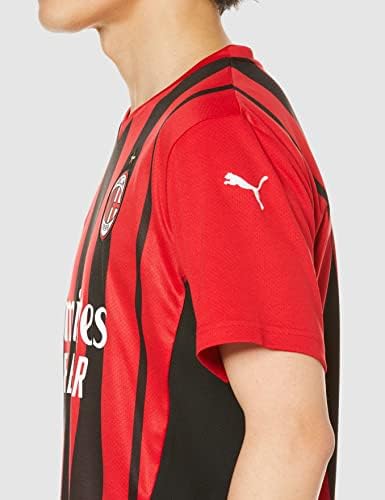 Camiseta Puma Mens AC Milan Home Manga curta 2021 2022