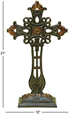 DeCo 79 Metal Biblical Crosses, 5 x 8 x 21 , cobre