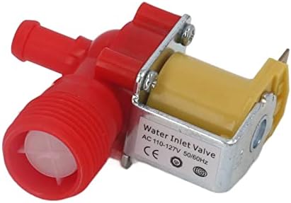 Válvula de entrada de água, válvula de entrada de 1 via 1 via de 110V a 127V Controlador fluido para fabricante de gelo da geladeira