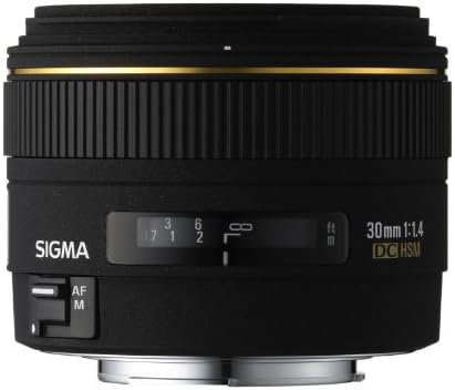 Sigma 30mm f/1.4 Ex DC HSM Lens para câmeras Nikon Digital SLR