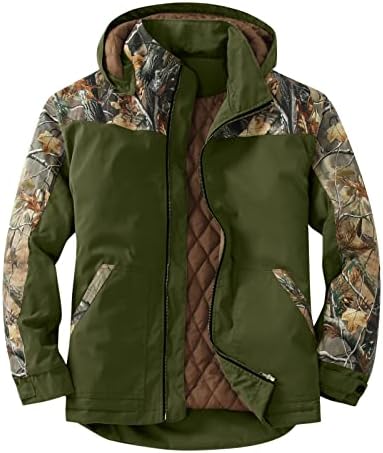 Masculino casacos de inverno bloqueio de cor para luxuosos espessos de chapéu que quente e removível de jaquetas acolchoadas de