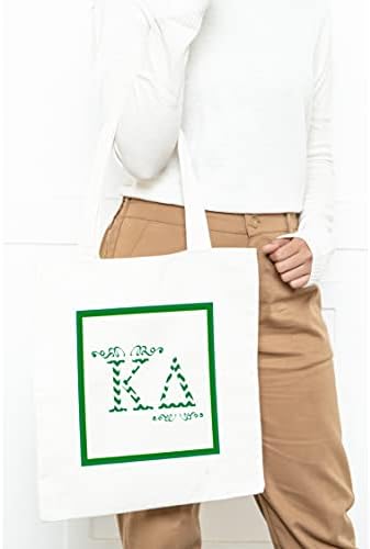 Bolsa de compras em lona do Delta Kappa, bolsa de pano de compra reutilizável, sacola de mercado, sacola de ombro e bolsa de ombro