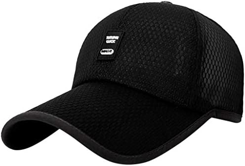 Capinho de beisebol simples de baixo perfil para homens Menas Mesh Mesh Cap de beisebol Sun Protection UNISSISEX Workout Sport Hats