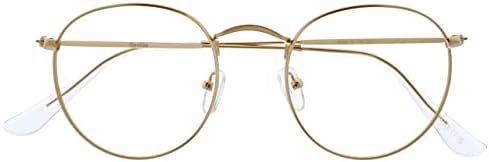 Opulize Sol Reading Glasses Blue Blocking Metal Retro Anti -Headwe Gare Melhore o Sleep Computer Gaming Men Womens B94