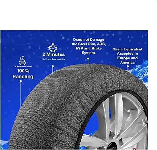 Meias de neve de pneus de carro premium para série de neve têxteis da série extrapropora de inverno para Polestar