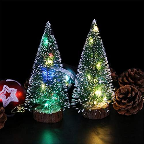 935IP5 Decoração de desktop de decoração de Natal com luzes LED Mini Christmas Tree