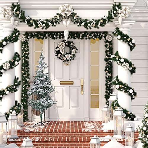 Decorações de Natal de Galpada 1pc Cedro Artificial Adornamento Creative Christmas Tree Decor for Home White