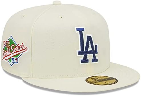 New Era La Los Angeles Dodgers 59Fifty Cooperstown 1988 World Series Campeões Side Cap, Hat Hat, Hat