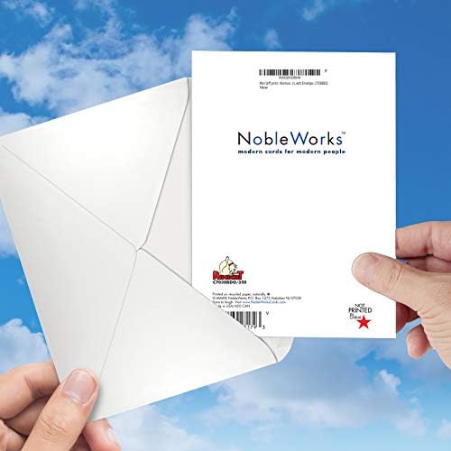 Nobleworks - 1 Cartão de aniversário engraçado com envelope - humor adulto, cartão de feliz aniversário para caras antigos - homens rígidos juntas C7038bdg