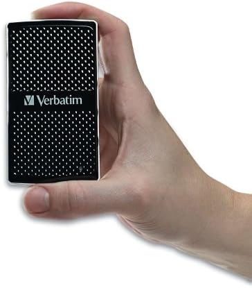 Verbatim 128GB VX450 SSD externo, USB 3.0 com interface MSATA - Black