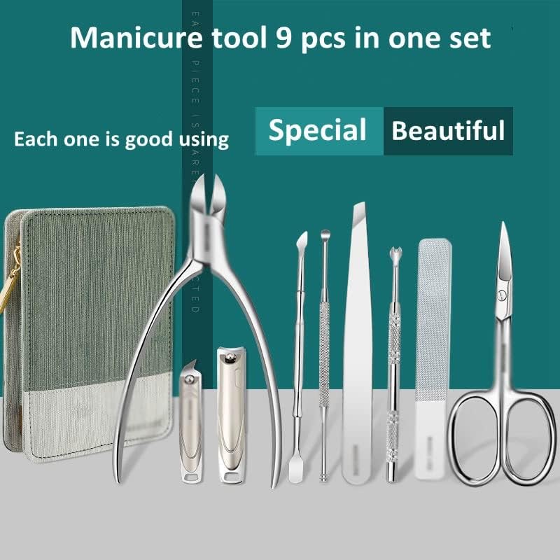 SELSD Manicure Set Pedicure Conjuntos de unhas Clipper Stainless Professional Cutter Ferramentas com Kit de Caso de Viagem