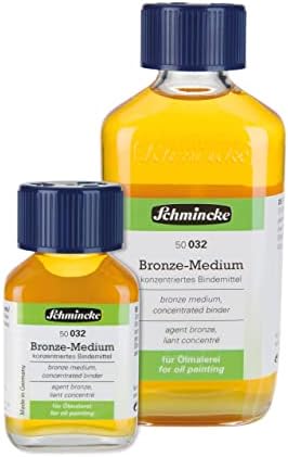Schmincke-meio de bronze, 60 ml, 50032025, fichário pronto para uso para bronzes de petróleo para efeitos metálicos iridescentes em