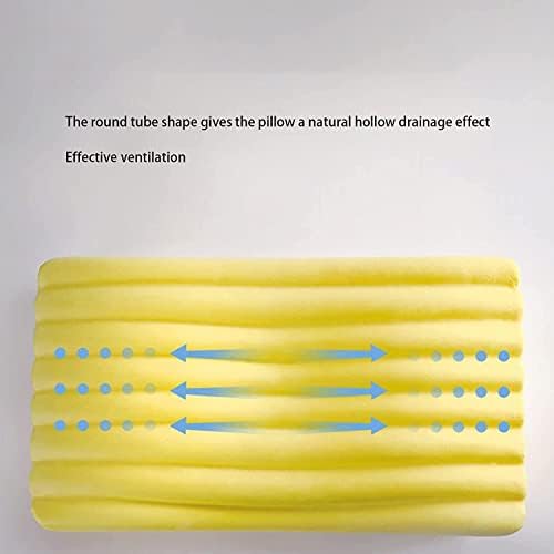 CNCDNALK Pillow Memória de espuma de espuma de rebote lento Almofado de saúde, travesseiro confortável e respirável, travesseiro