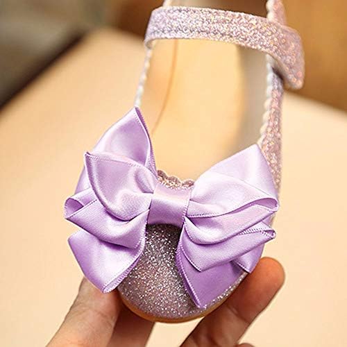 BOWKNOT Fashion Dance Sapatos solteiros crianças Princesa Girl Nubuck Leather Baby Shoes Ballet Shoes para meninas para crianças pequenas