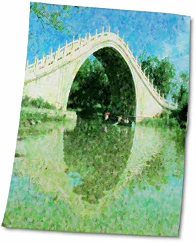 Aprendizismo de Fleene 3drose - Reflexões em pontes chinesas - toalhas