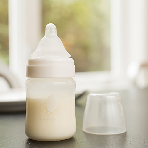 Equilíbrio de alimentação e até mamilos de pescoço largos para o equilíbrio mais garrafas de bebê de pescoço largo - ajuda a