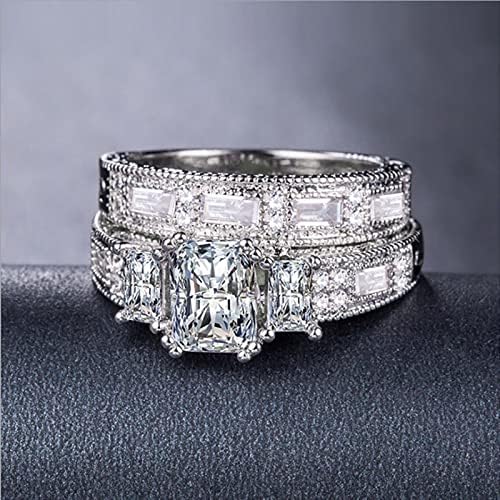 2023 Anel de noivado de stromestone de zircônia cúbica anel de noivado de zirconia de zircônia completa anéis elegantes