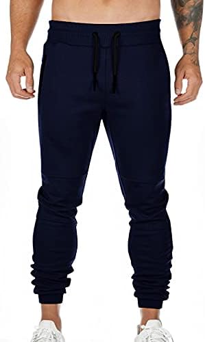 Calça de moletom de zsbayu masculina no meio da cintura slims calças folgadas de calças esportivas de ginástica