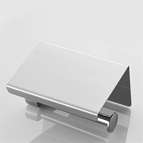 Lukeo 304 suporte de papel higiênico de aço inoxidável com prateleira de telefone, porta -papel higiênico de papel de loda