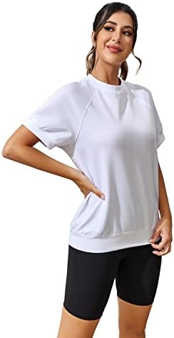 Saylife T camisetas para mulheres Tops de verão de verão Sortos de manga curta Campa básica casual