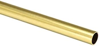 Tubo de cobre de tubo redondo de latão unifizzz H65 21mm od 1mm espessura de parede de 200 mm Tubos de tubo retos sem costura para DIY Modelos de moldura de decoração de decoração DIY Hobby 1 PCS