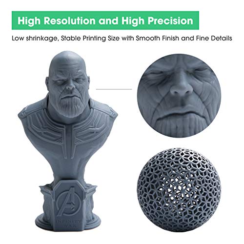 ESUN High Precision 3D Impressora resina PLA PLA Planta resina pro baixa odor odor de cura rápida resina fotopolímero UV