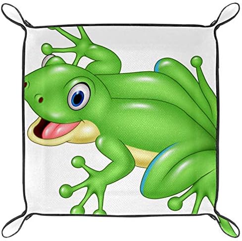 Lorvies Frog Cartoon Caixa de armazenamento Cube Bins Bins Bins para o escritório em casa