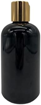 Fazendas naturais 8 oz Black Boston BPA Garrafas grátis - 8 Pacote de contêineres de reabastecimento vazios - Produtos de