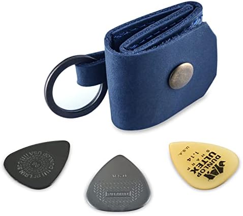 Chave de porta -guitarra de couro de guitarra, bolsa de estojo de picareta de guitarra, bolsa de estojos de chave de plectrum,