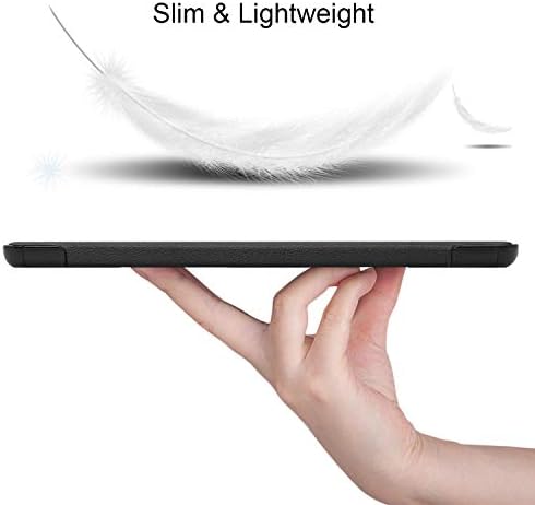 Caso inteligente para o Galaxy Tab S6 Lite, TaxEll Lightweight Smart Trifold Stand Case Case com sono / acordar automático
