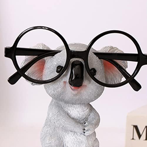 Fofo koala estatuetas óculos portador de resina estátuas de animais Óculos de sol Óculos Exibição de caneta Exibição